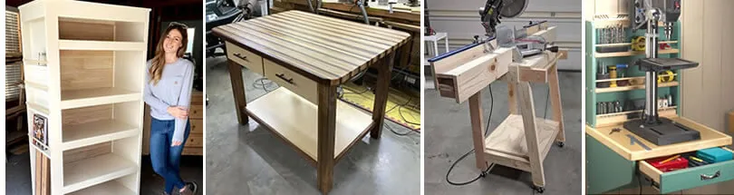 Von Kunden gebaute Holzprojekte